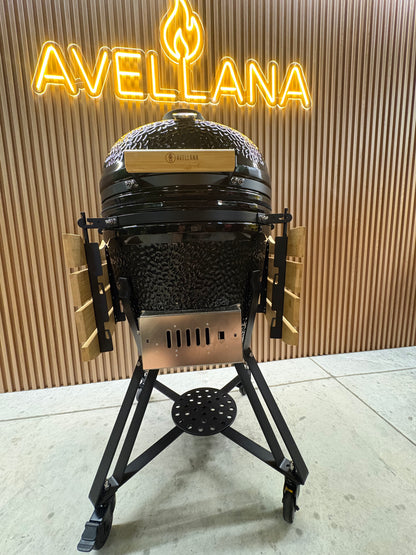 Avellana Kamado Hybrid 22" Gas y Carbón